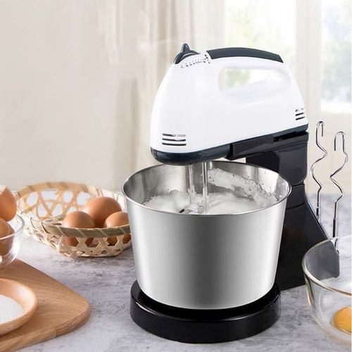Mixer cu bol din inox, putere 350 W, 2L, inox, 7 trepte de Viteze